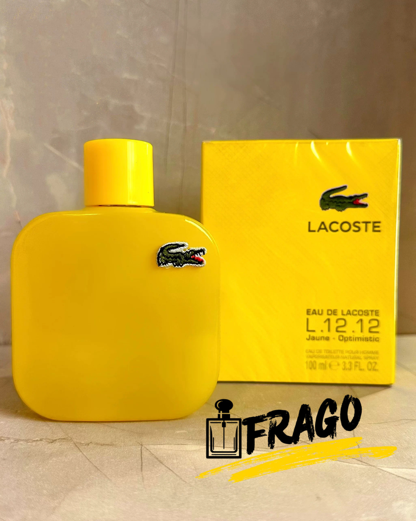 💛🐊 Lacoste L.12.12 Jaune CALIDAD 1.1– Hombre Fresco · Optimista · Energizante