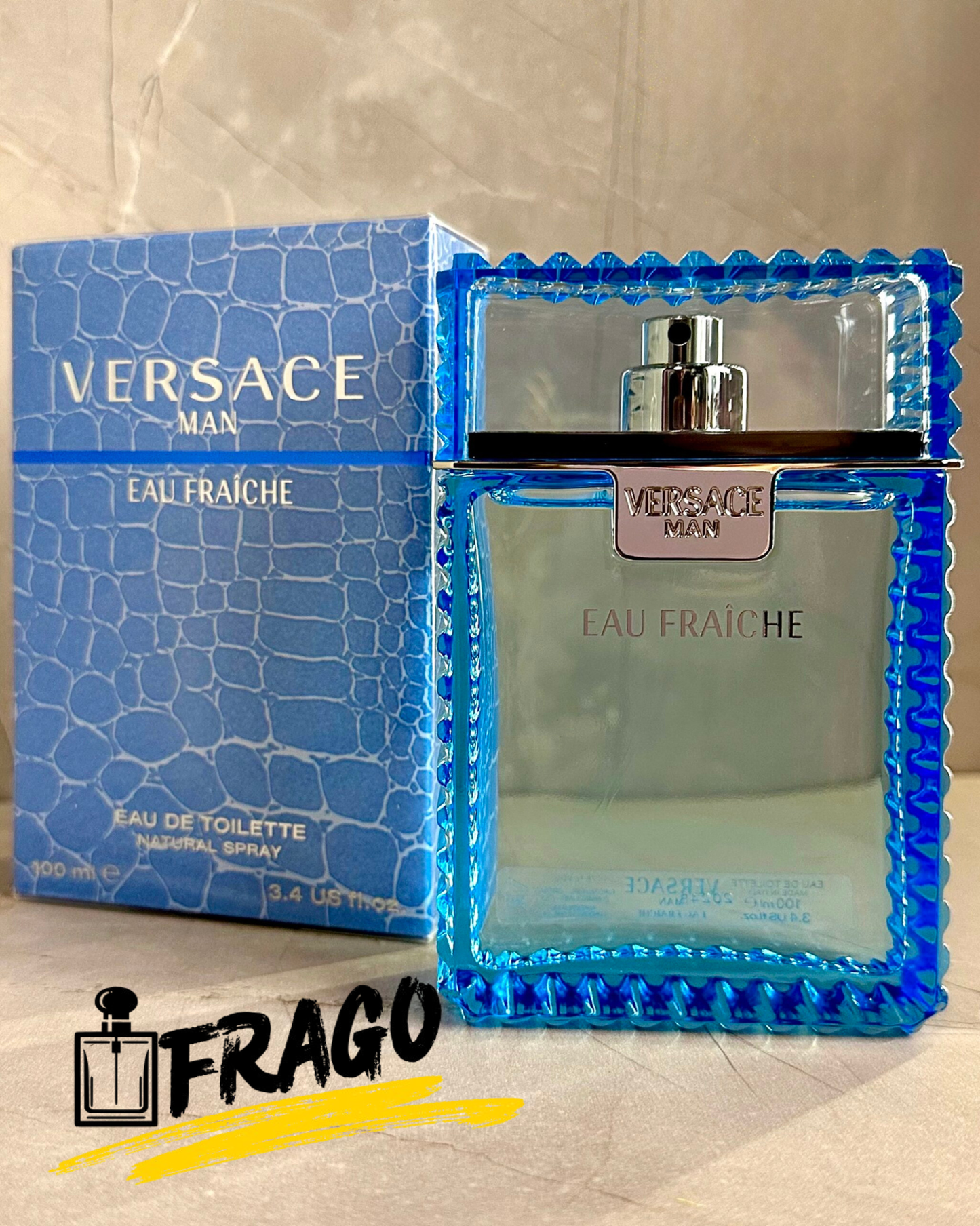 💙🌊 Versace Man Eau Fraîche CALIDAD 1.1 – Hombre · Fresco · Elegante · Relajado