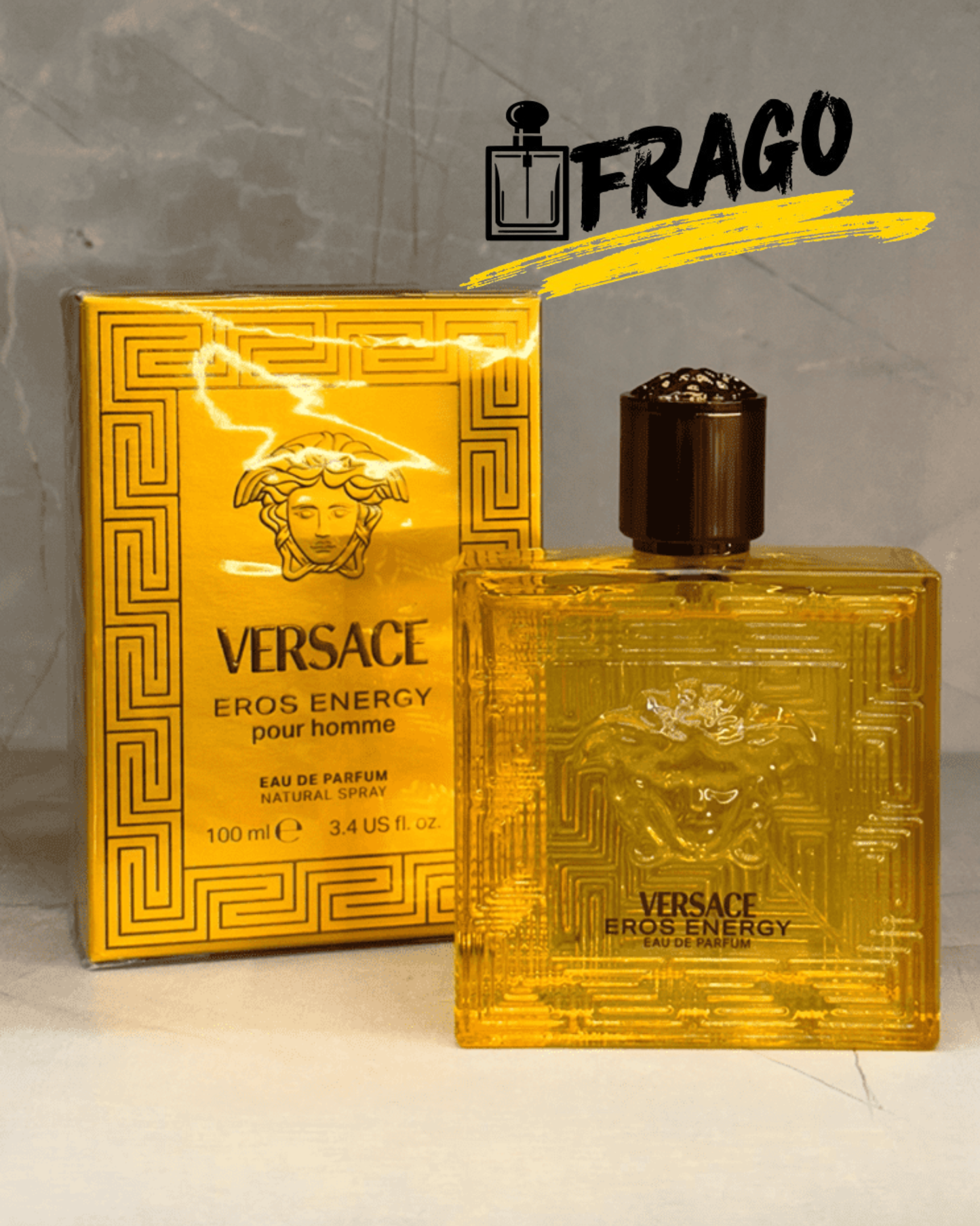 🔥⚡ Versace Eros Energy – Hombre · CALIDAD 1.1 Potente · Cítrico · Seductor