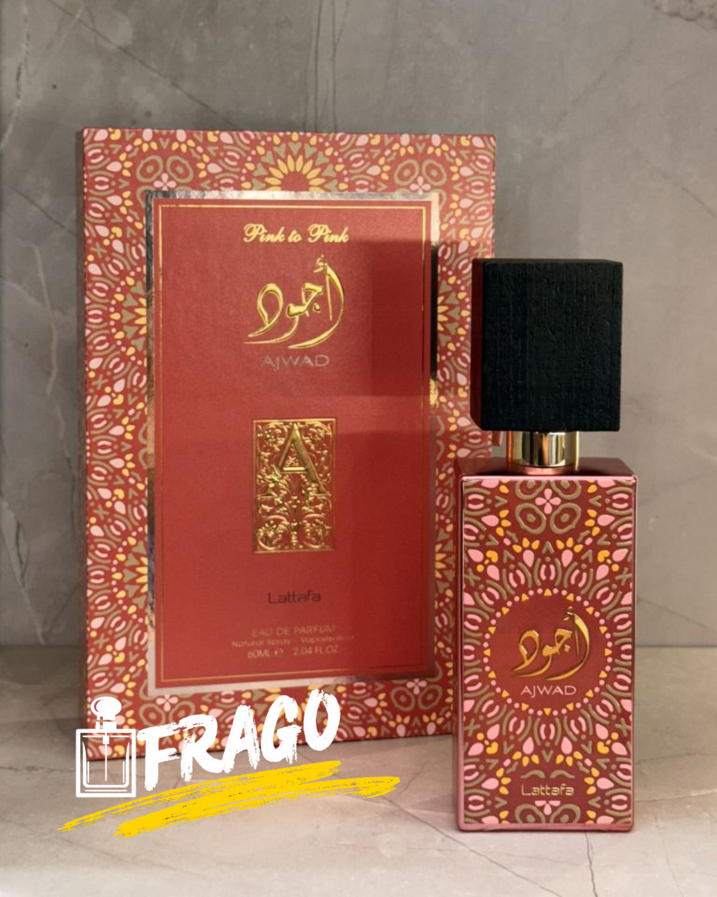🌸✨ Ajwad Pink to Pink CALIDAD PREMIUM – Mujer · Árabe · Eau de Parfum Dulce · Floral · Elegante