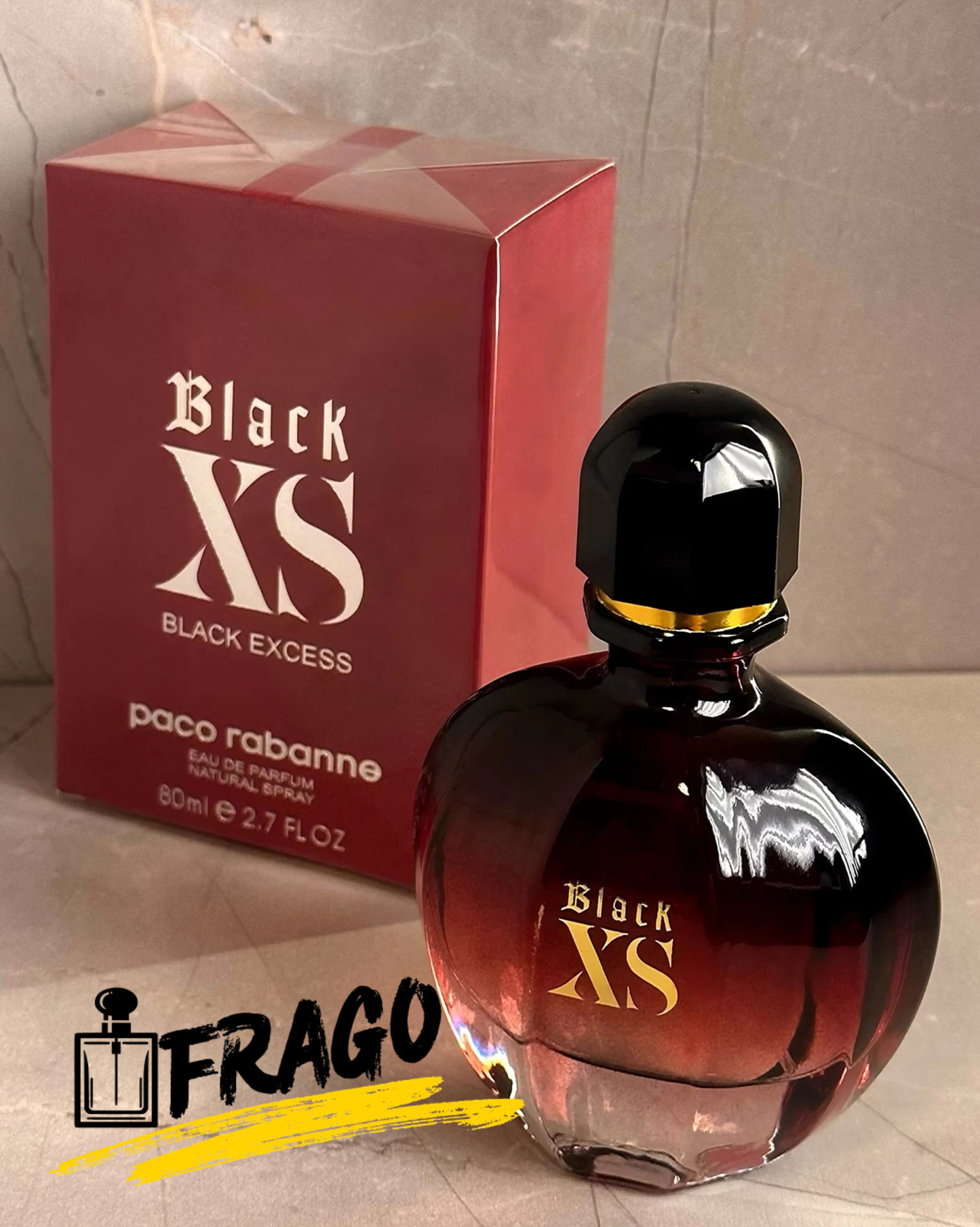 ❤️🔥 Black XS Black Excess - 80ML – Mujer · CALIDAD 1.1 Intenso · Dulce · Sensual