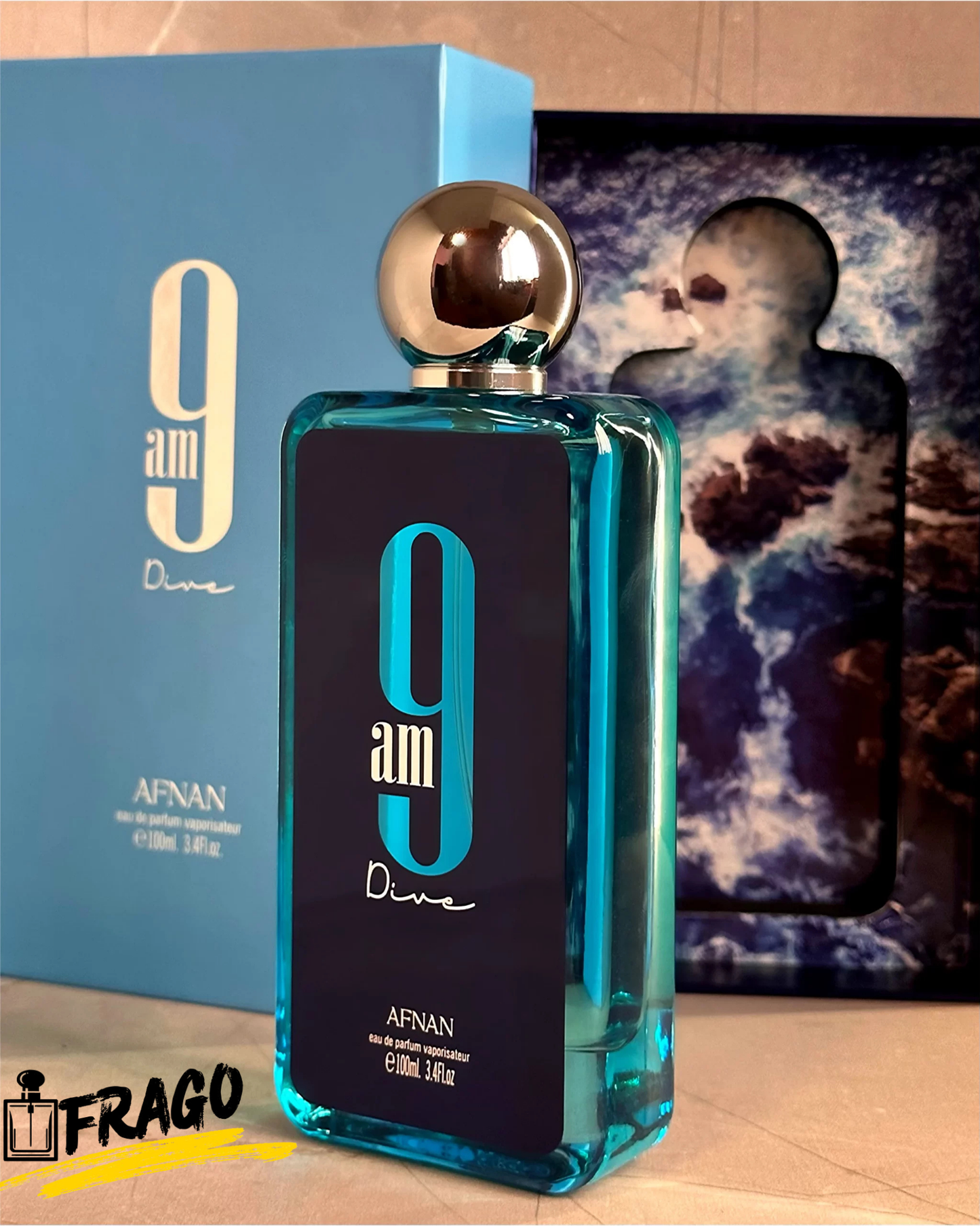 🌊🔥 9AM Dive – Afnan - 100ML · Unisex · Árabe CALIDAD 1.1 Fresco · Acuático · Energizante