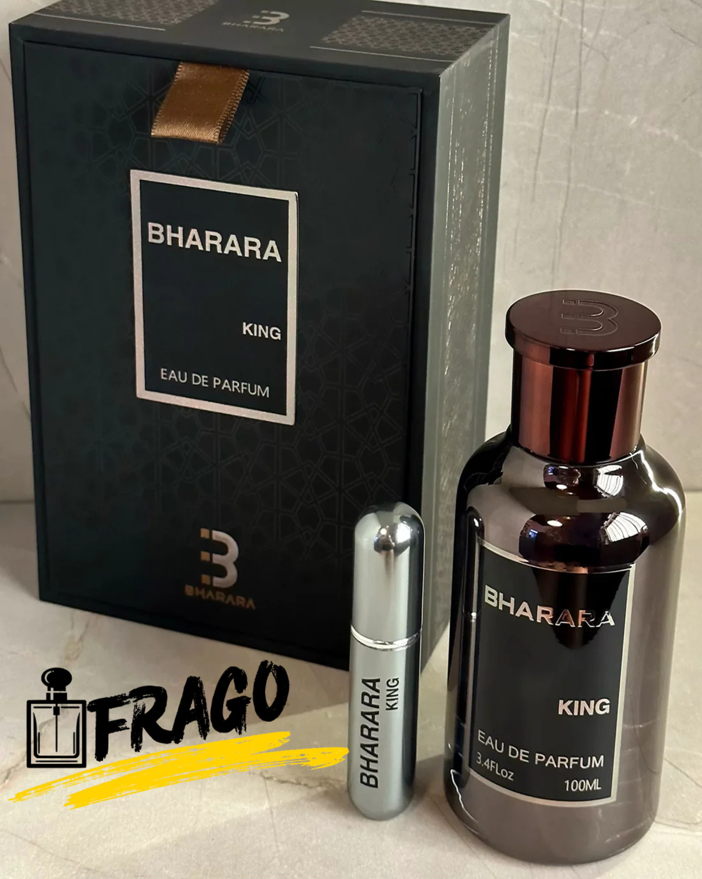 👑 BHARARA KING Calidad PREMIUM Perfume PARA HOMBRE · Nicho Amaderado / Especiado Elegante
