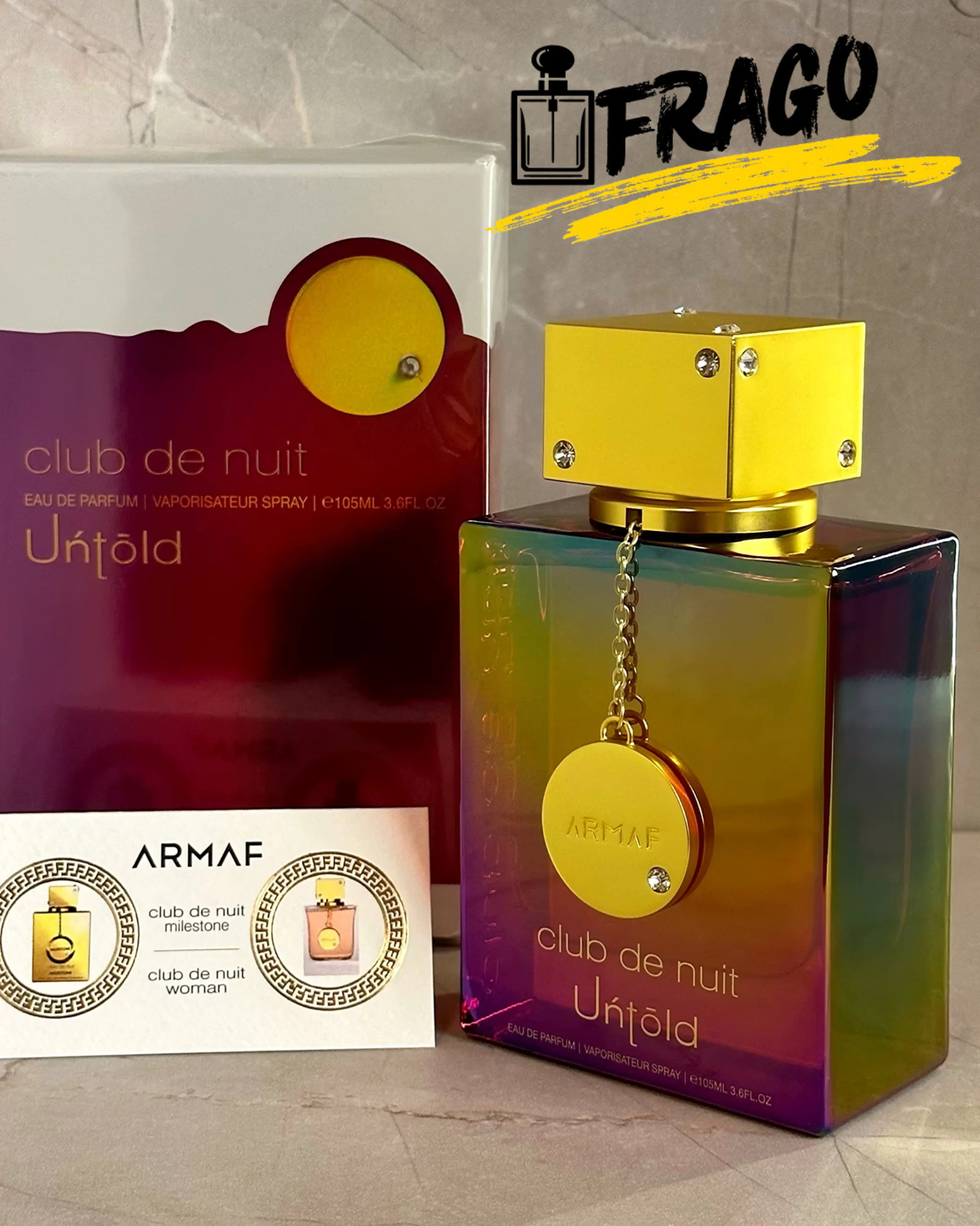 🌟🍍 ARMAF CLUB DE NUIT UNTOLD CALIDAD 1.1 | UNISEX Árabe Dulce · Ámbar · Frutal