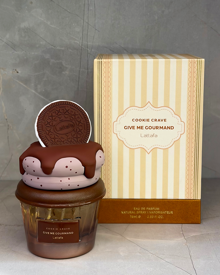 🍪✨ Cookie Crave – Give Me Gourmand - 75ML| Lattafa Calidad Premium · Unisex · Árabe Gourmand · Dulce · Cremoso