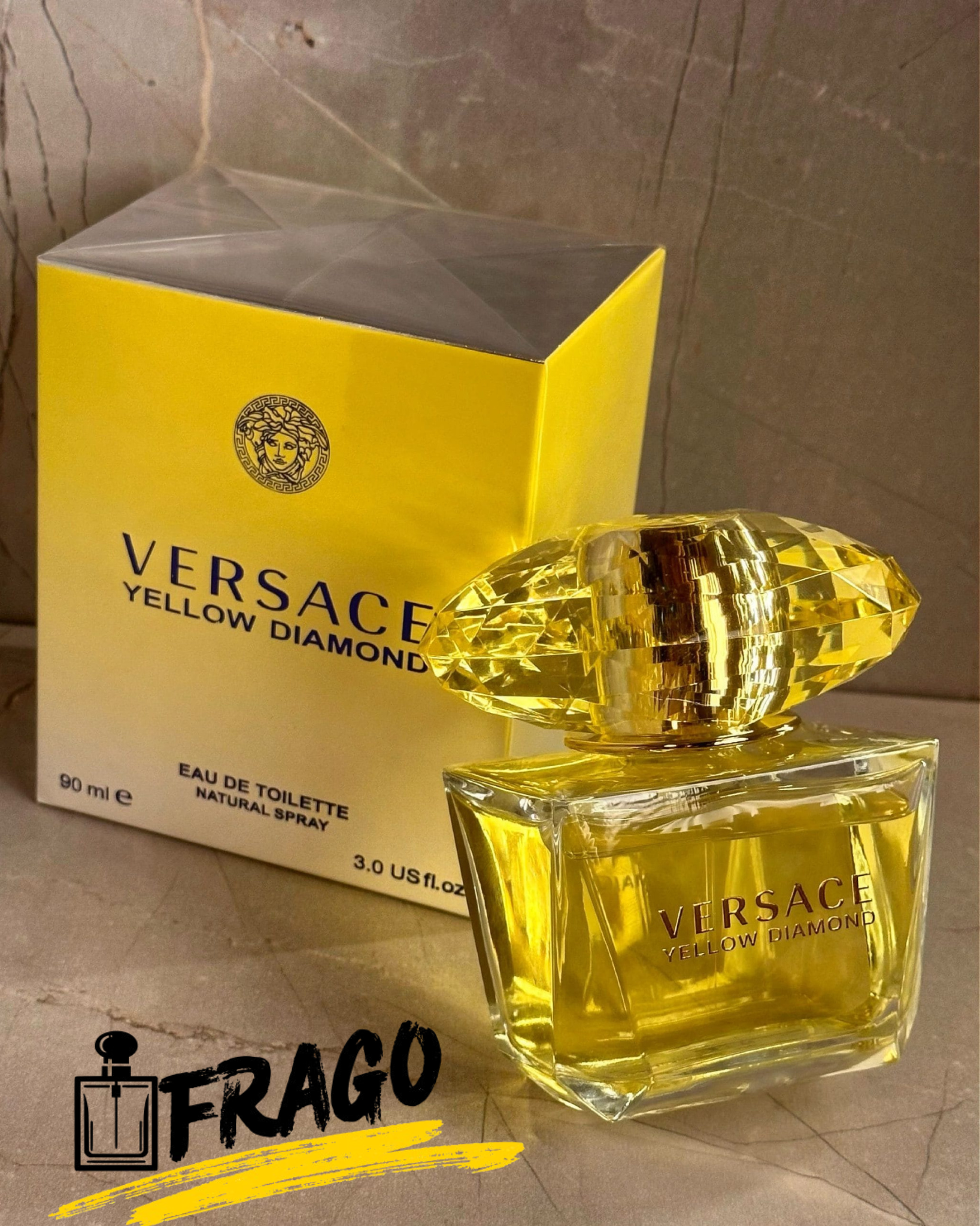 💛💎 Versace Yellow Diamond - 90ML - CALIDAD 1.1 – Mujer ·Fresco · Elegante · Luminoso