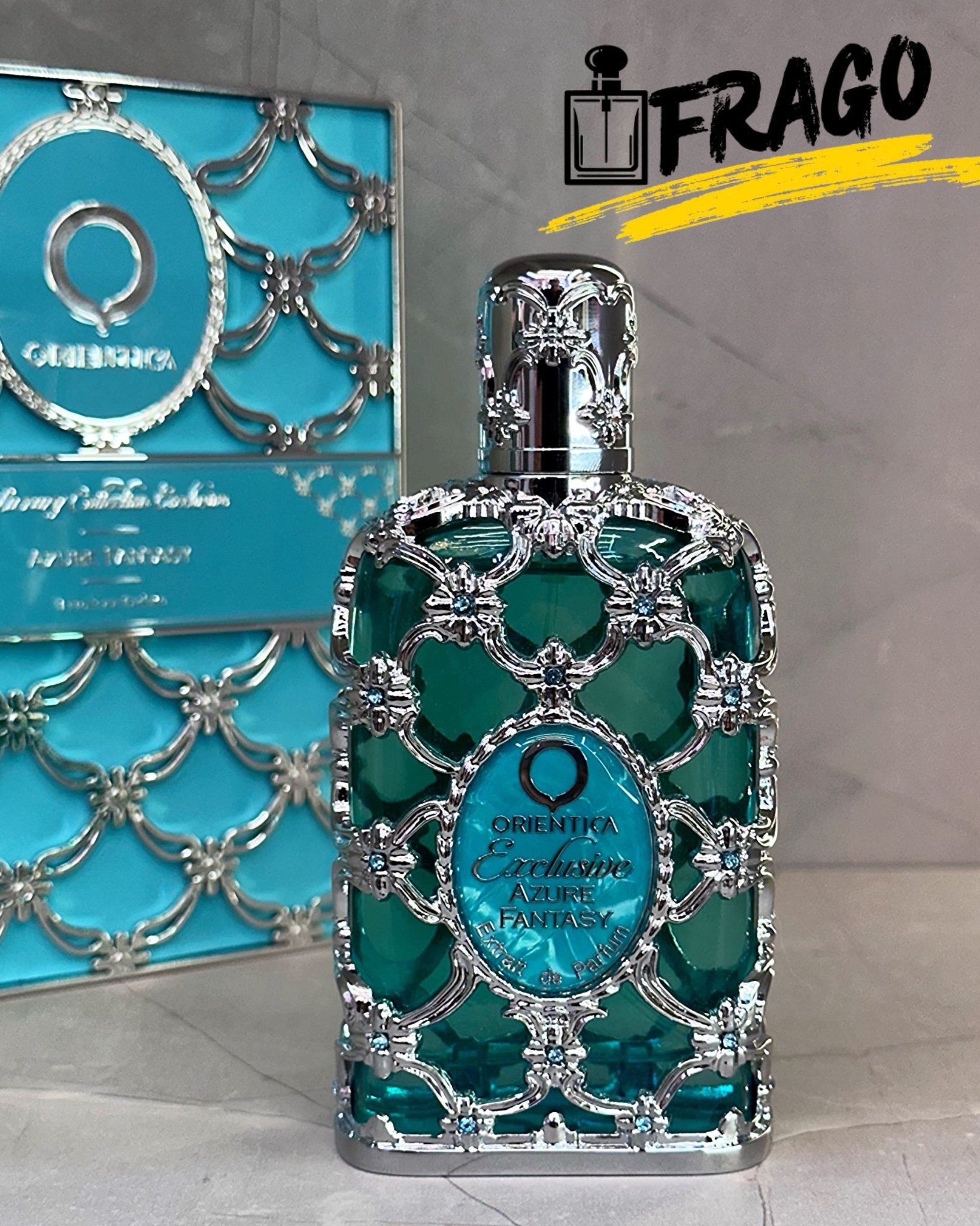 💎 EXCLUSIVE AZURE FANTASY CALIDAD PREMIUM – ORIENTICA Perfume UNISEX · Fresco · Elegante · Sofisticado
