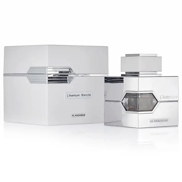 🤍 L’AVENTURE BLANCHE – Al Haramain – UNISEX – PERFUME ÁRABE – 100% ORIGINAL – 100 ML – Floral · Cítrico · Elegante