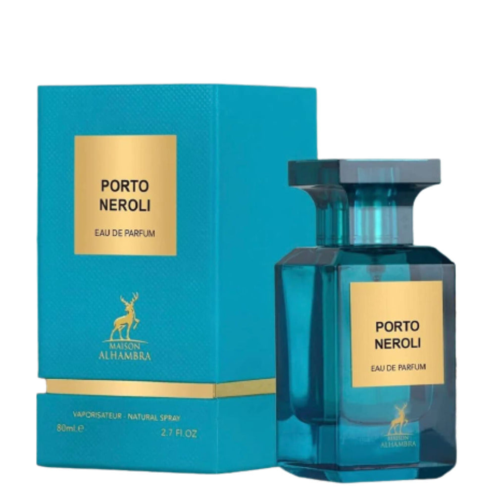 🌊 PORTO NEROLI – Maison Alhambra – UNISEX – PERFUME ÁRABE – 100% ORIGINAL – 100 ML – Cítrico · Floral · Fresco