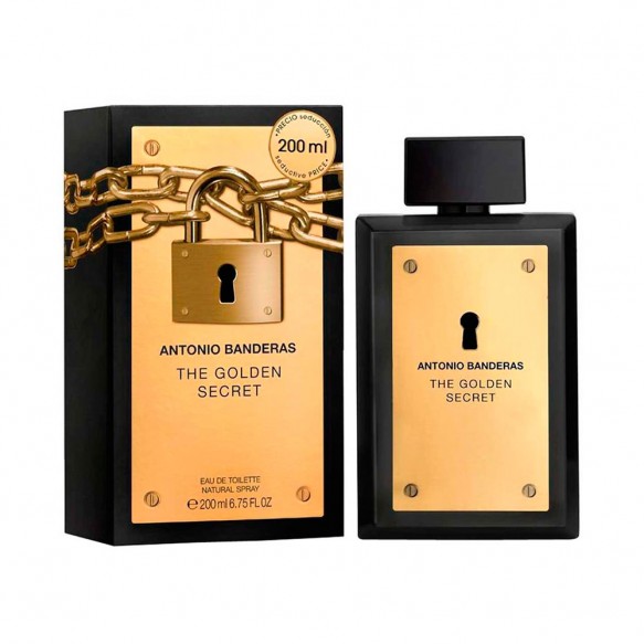 ✨ THE SECRET GOLDEN – Antonio Banderas – HOMBRE – 100% ORIGINAL – 100 ML – Dulce · Especiado · Seductor