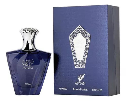 🌊 AFNAN TURATHI BLUE – AFNAN – HOMBRE – ÁRABE – 100% ORIGINAL – 100 ML – Cítrico · Amaderado · Elegante