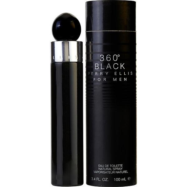 🖤 360° BLACK – Perry Ellis – HOMBRE – 100% ORIGINAL – 100 ML – Dulce · Especiado · Seductor