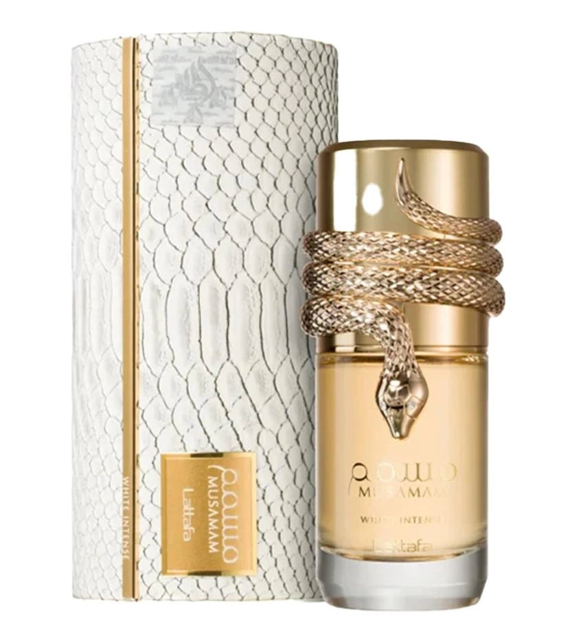 🤍🔥 MUSAMAM WHITE INTENSE – Lattafa | Unisex · Árabe | 100% ORIGINAL · 100ML Limpio · Elegante · Sofisticado