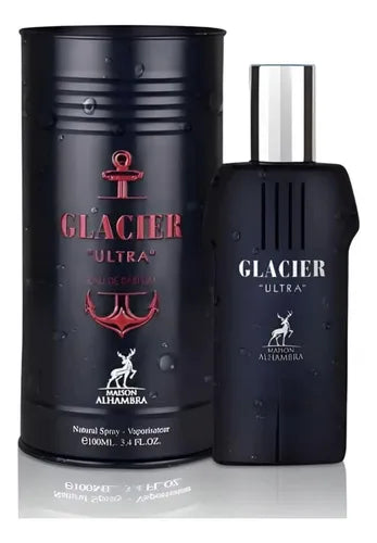 ❄️💎 GLACIER ULTRA – Maison Alhambra | Hombre · Árabe | 100% ORIGINAL · 100ML Fresco · Intenso · Moderno