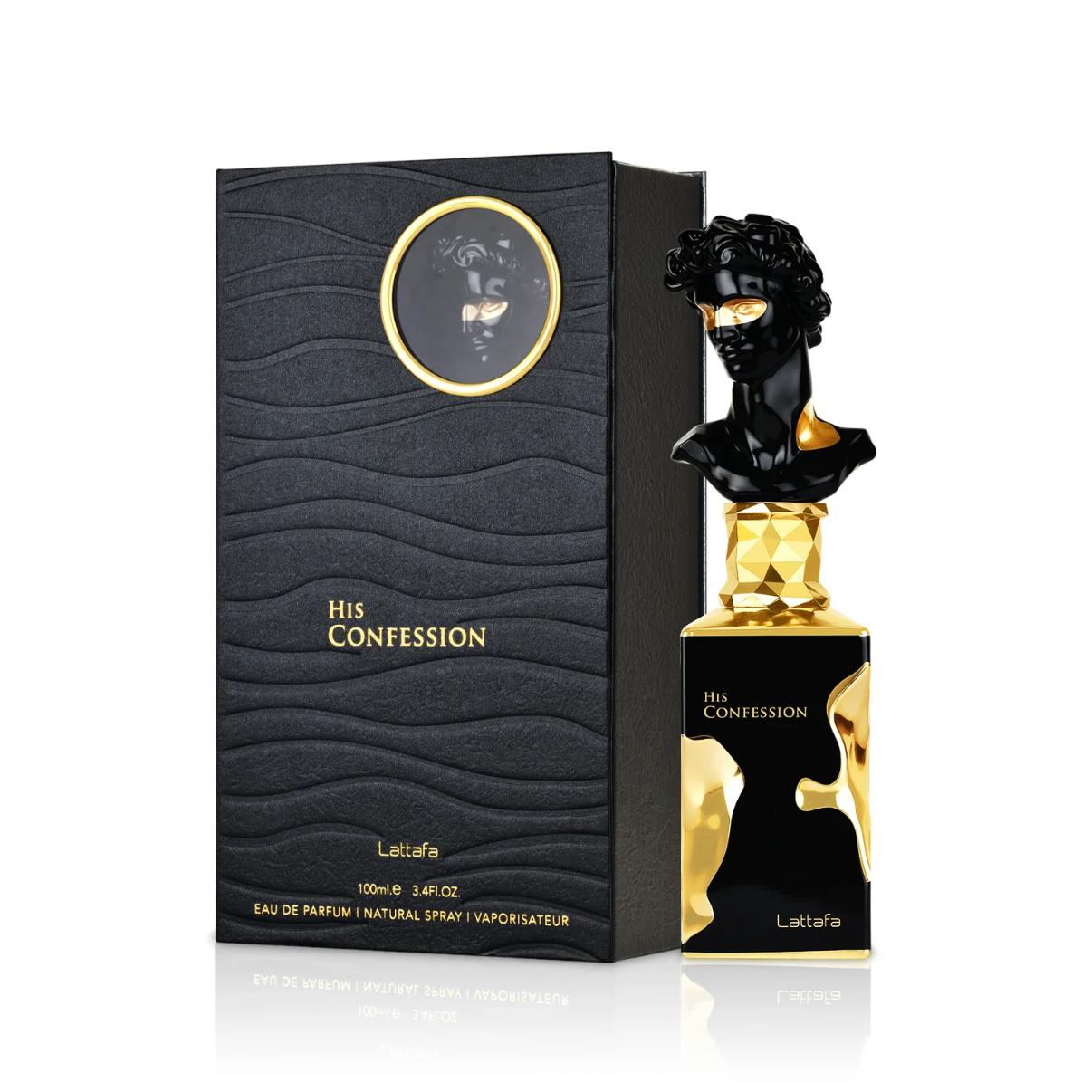 🌑🖤 His Confession 100ML  Calidad Premium · Hombre · Árabe Elegante · Intenso · Sofisticado