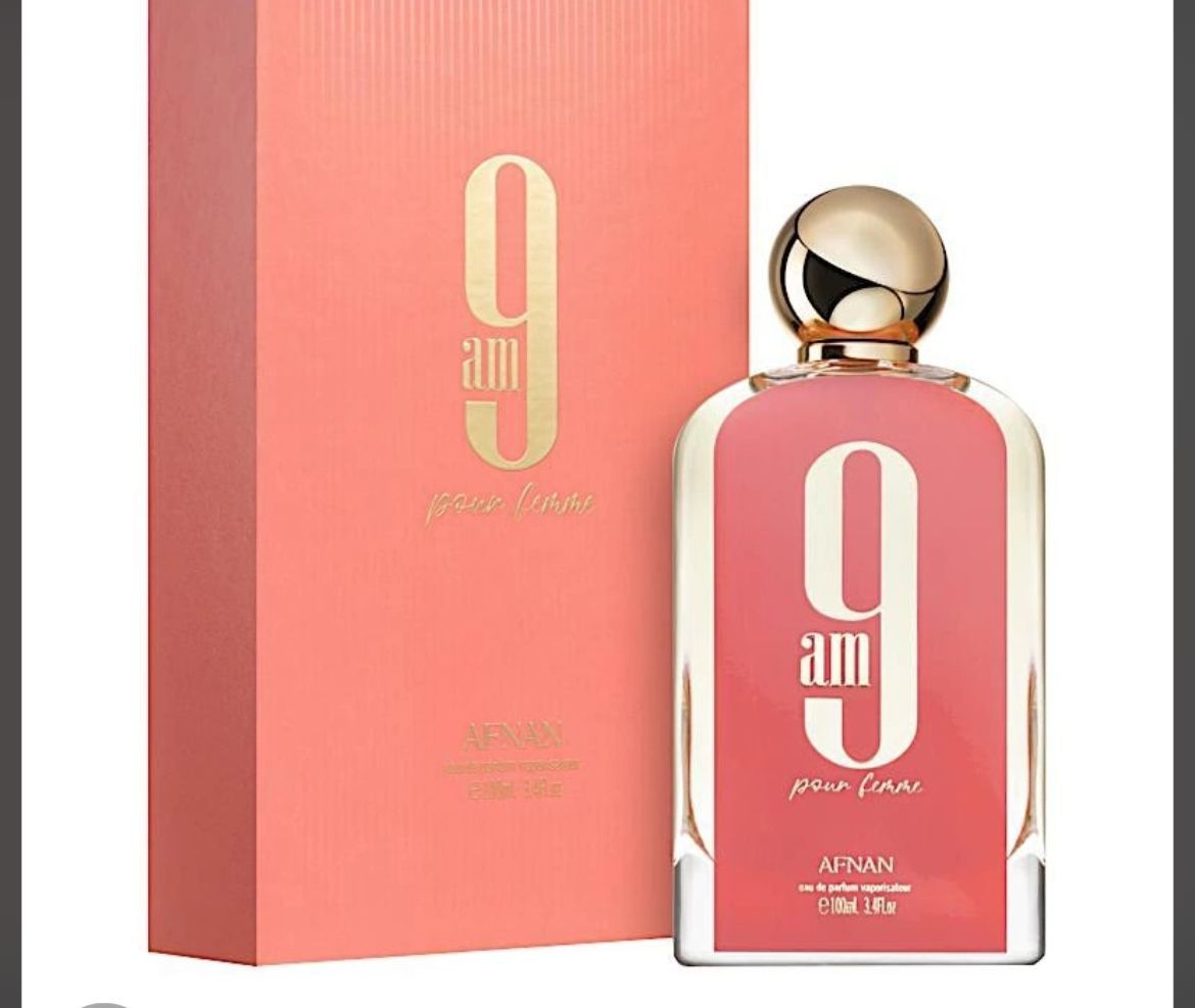 🌸✨ 9AM Pour Femme 100ML Calidad Premium · Mujer · Árabe Fresco · Dulce · Elegante