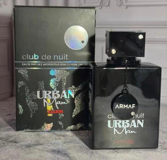 🌑🔥 Club de nuit Urban Man Elixir  105ML Calidad Premium · Hombre · Árabe Elegante · Intenso · Moderno