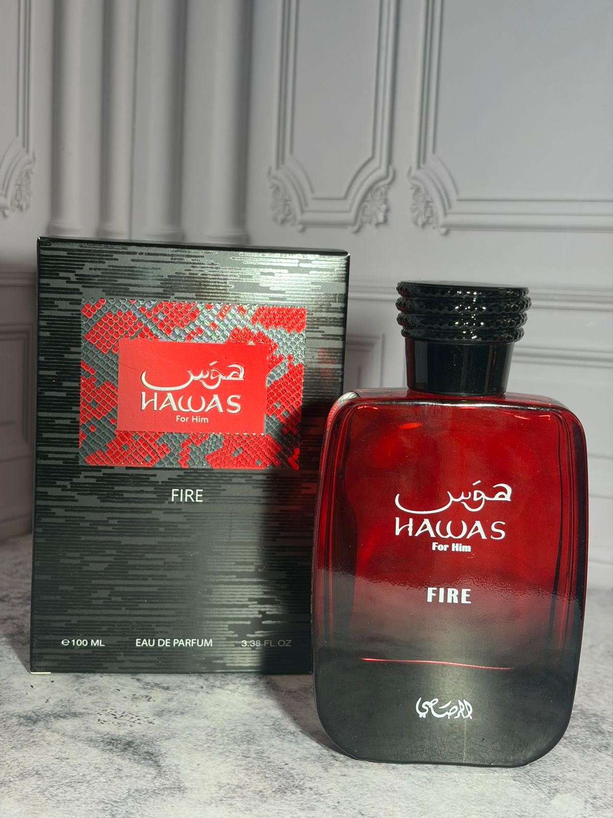 🔥 HAWAS FIRE – Rasasi – HOMBRE – PERFUME ÁRABE – 100% ORIGINAL – 100 ML – Dulce · Especiado · Intenso