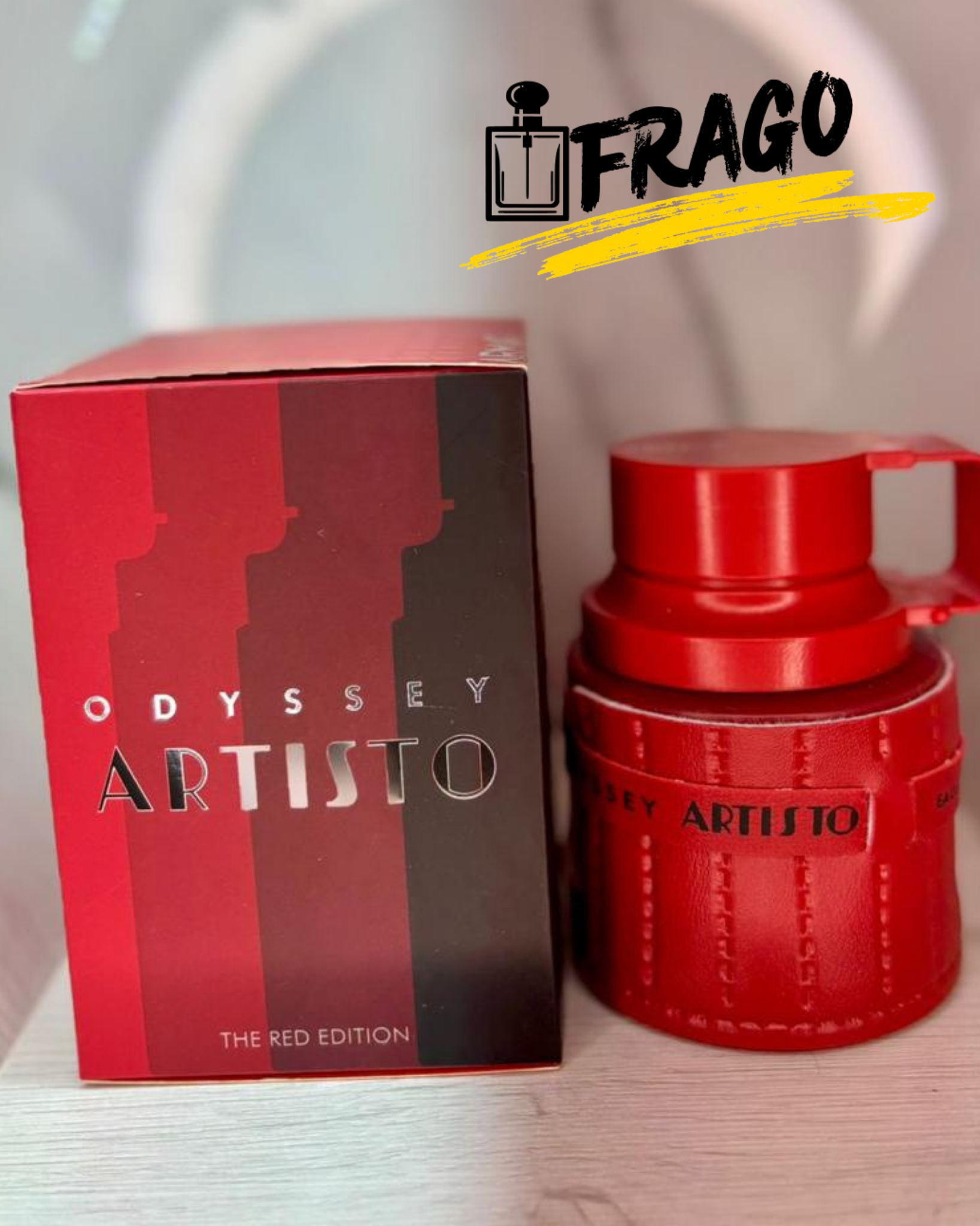 🔥🎨 Odyssey Artisto 100% ORIGINAL - 100ML – Red Edition · Eau de Parfum Intenso Elegante Seductor