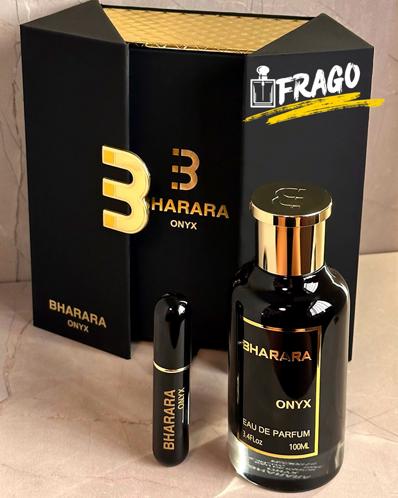 🖤💎 Bharara Onyx - 100ML - CALIDAD PREMIUM– Hombre · Árabe  Intenso · Elegante · Dominante