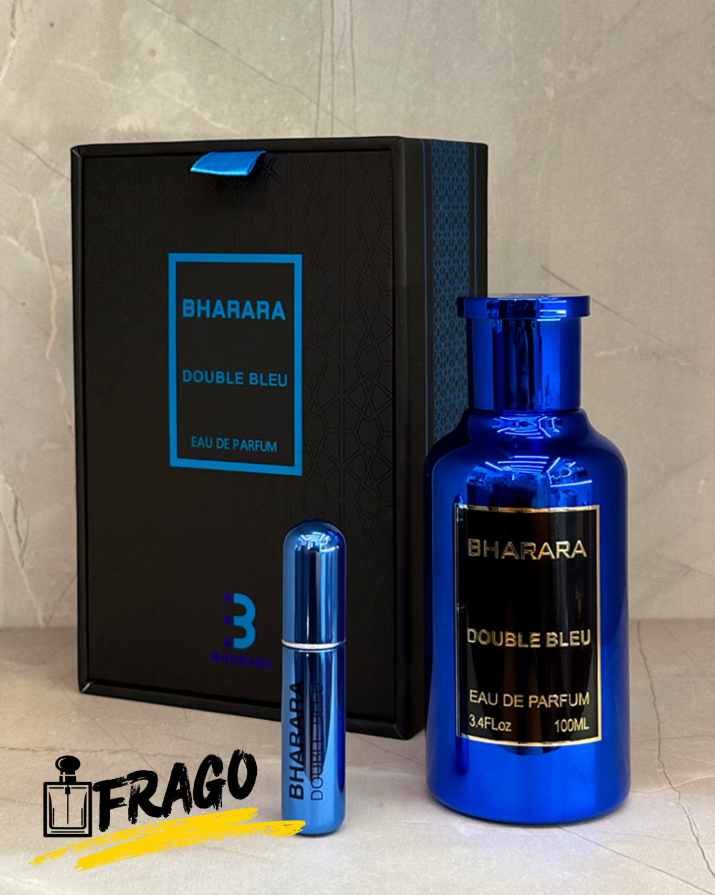 💙❄️ Bharara Double Bleu  CALIDAD 1.1– Hombre · Árabe · Eau de Parfum Fresco · Elegante · Magnético