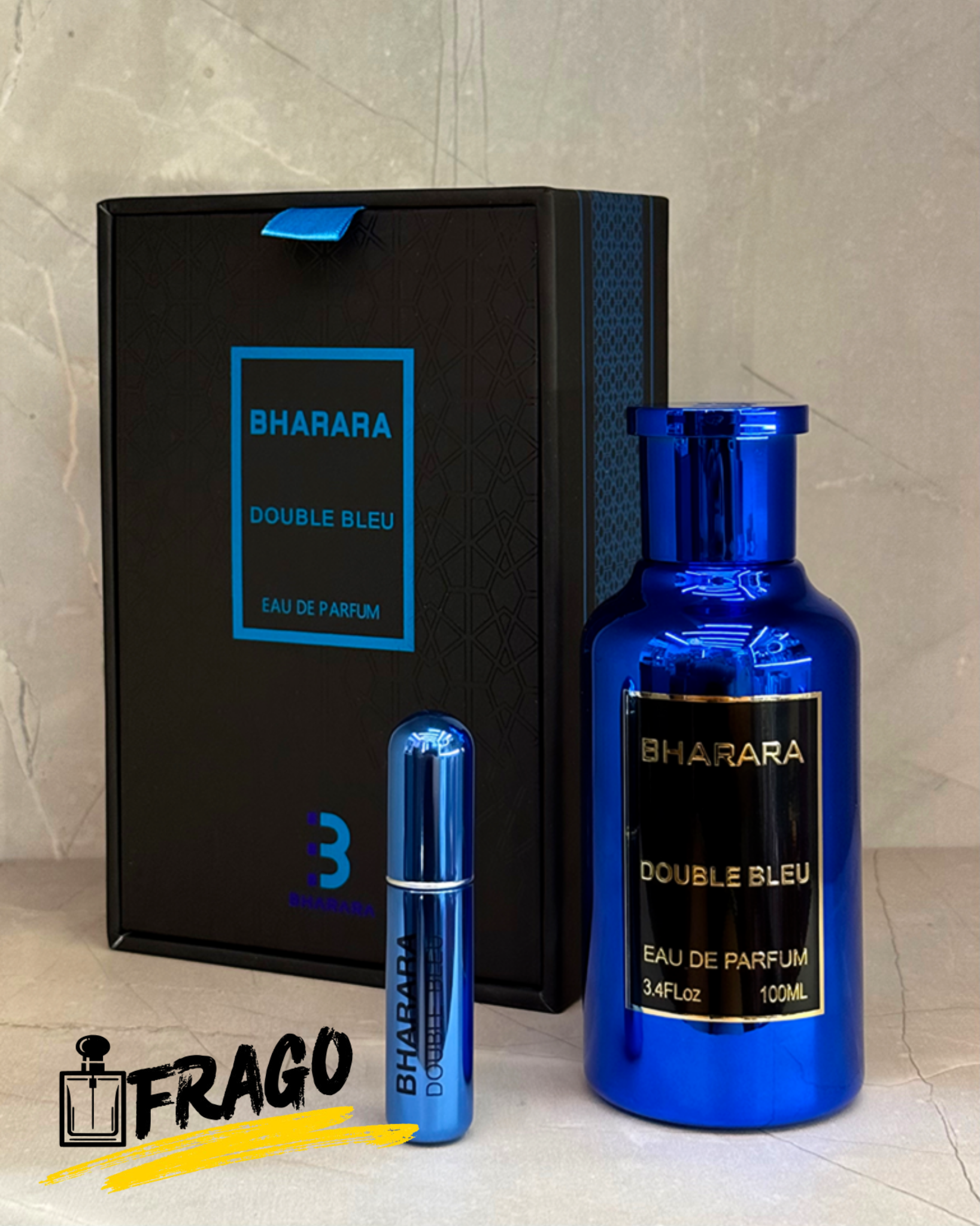 💙❄️ Bharara Double Bleu - 100ML - CALIDAD 1.1– Hombre · Árabe · Eau de Parfum Fresco · Elegante · Magnético