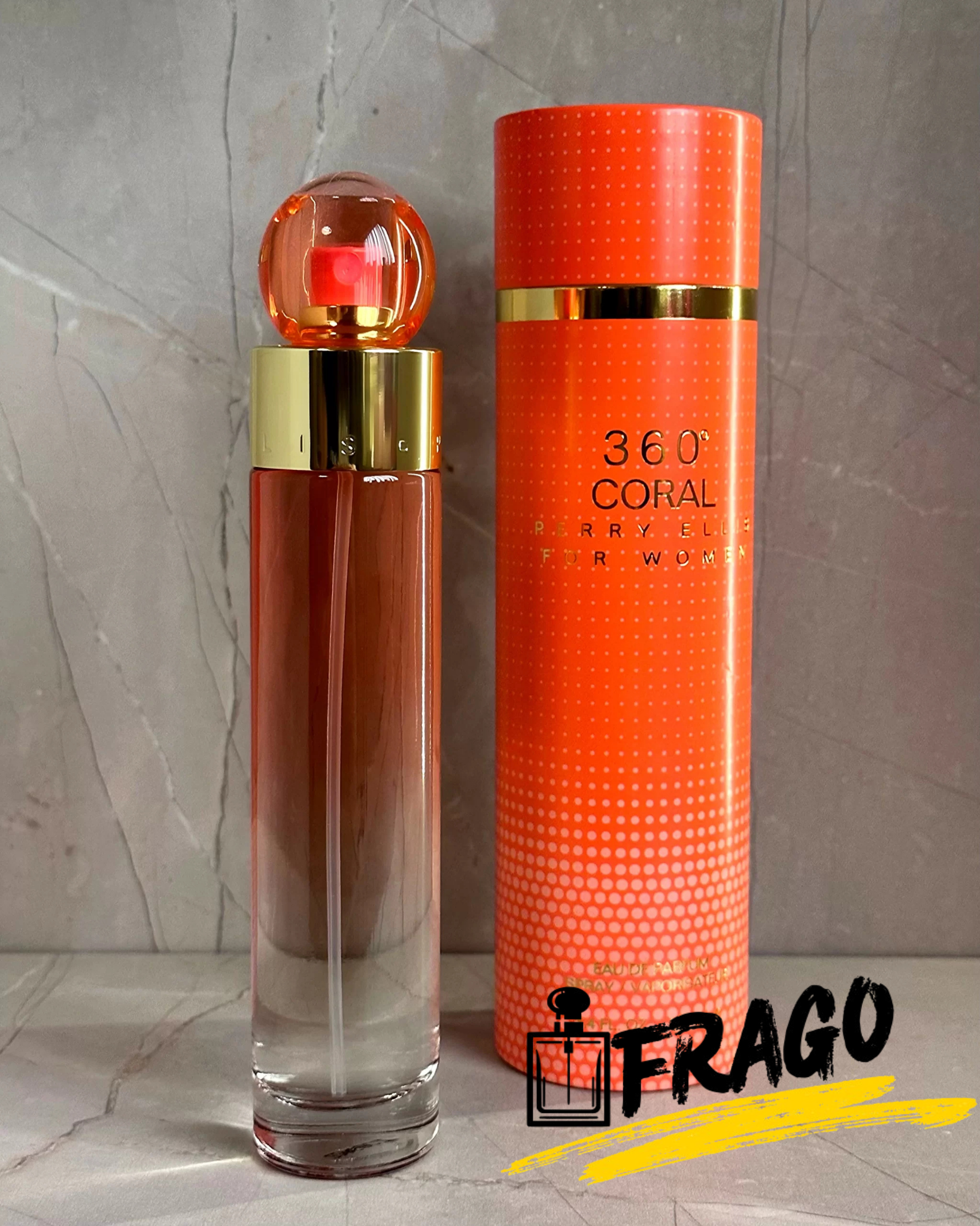 🧡🌺 360° Coral - 100ML – Perry Ellis · Mujer · CALIDAD 1.1 Floral · Frutal · Alegre