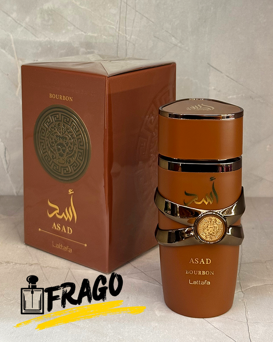 🔥🥃 ASAD Bourbon 100% ORIGINAL – Lattafa - 100ML · Hombre · Árabe Intenso · Dulce · Seductor