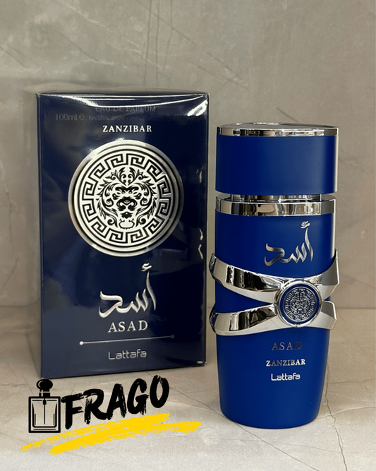 🔥💙 ASAD ZANZIBAR – LATTAFA CALIDAD PREMIUM| Hombre · Árabe Fresco · Elegante · Moderno