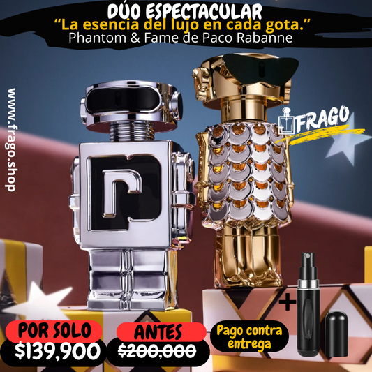 💎🔥 Dúo Espectacular – “La esencia del lujo en cada gota” Moderno · Elegante · Seductor