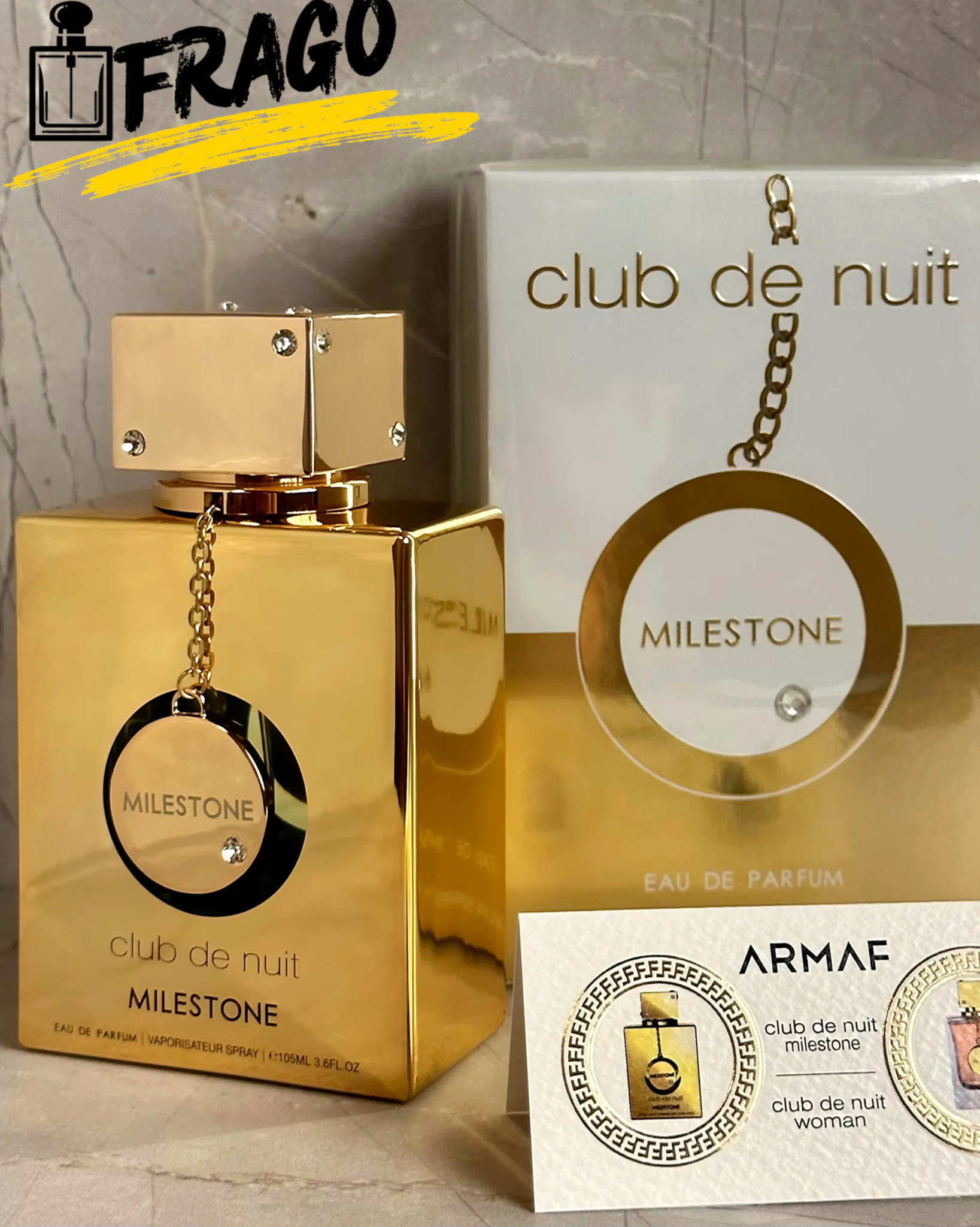 🌟✨ ARMAF CLUB DE NUIT MILESTONE CALIDAD PREMIUM| Unisex · Árabe Marino · Amaderado · Elegante