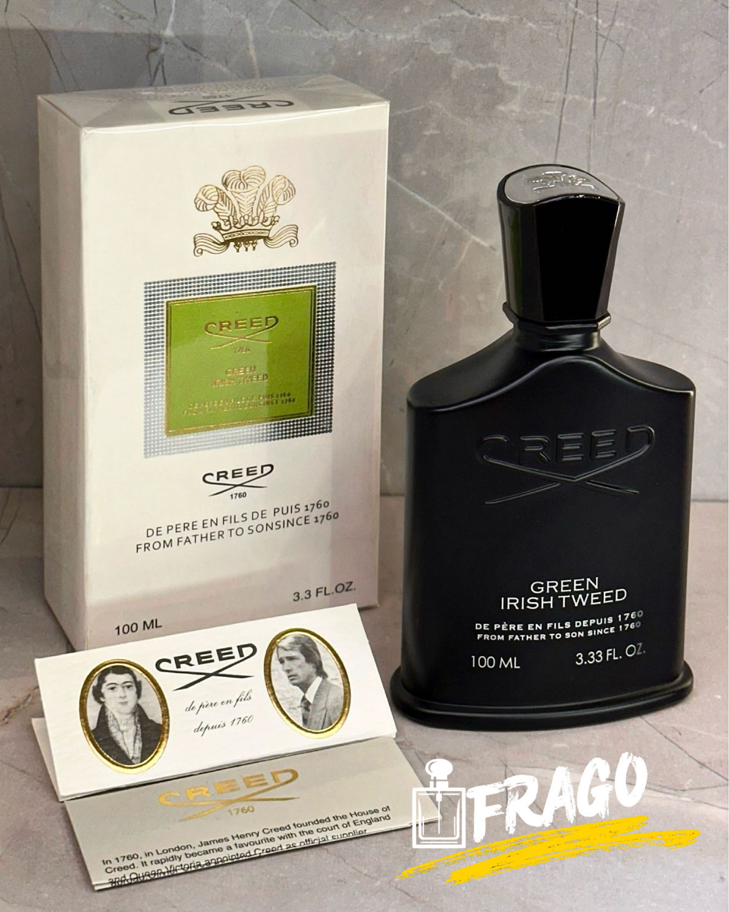 🍀🖤 CREED GREEN IRISH TWEED CALIDAD PREMIUM– Hombre Elegancia clásica · Frescura poderosa · Lujo atemporal