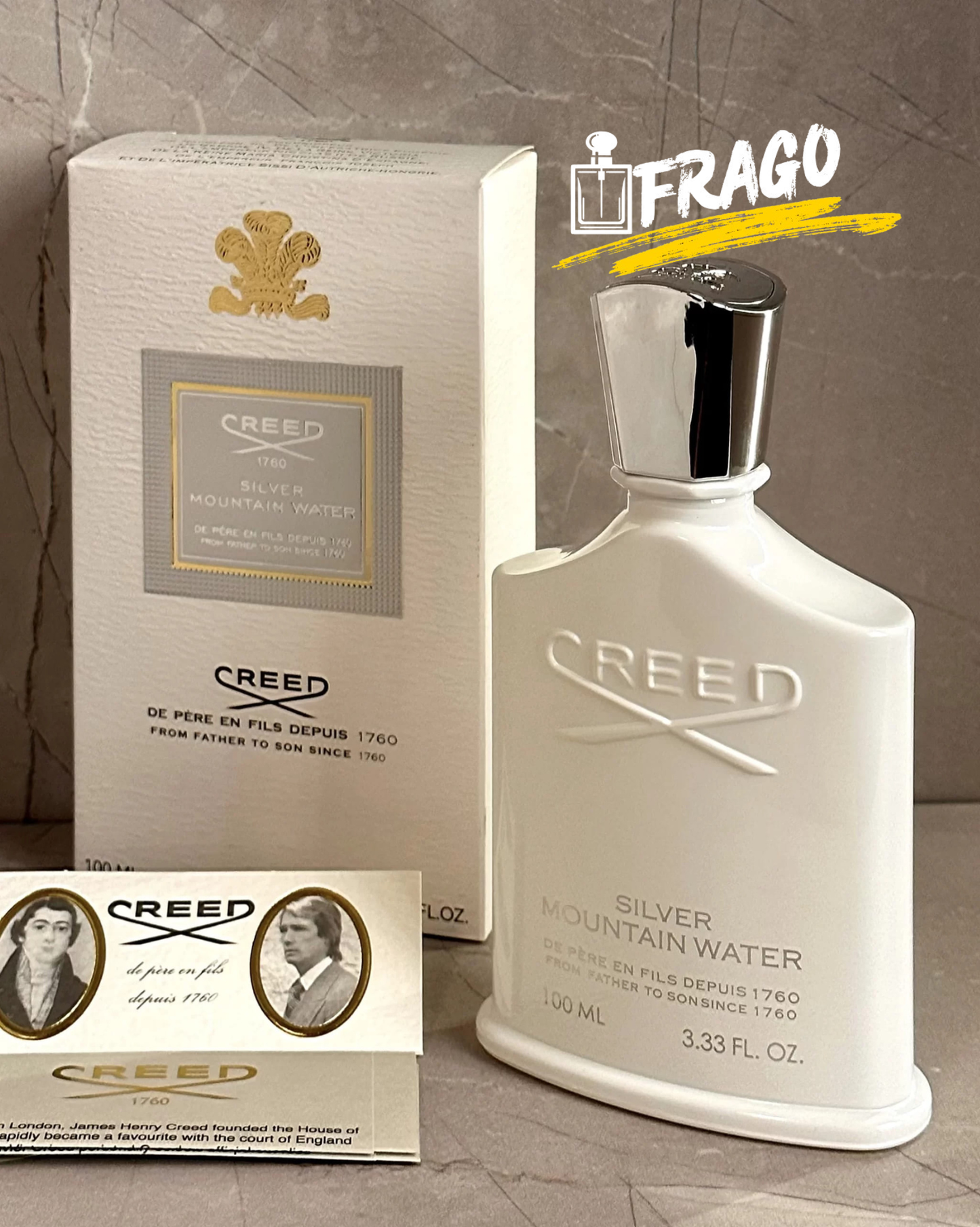 ❄️🌊 CREED SILVER MOUNTAIN WATER CALIDAD PREMIUM – Hombre Frescura pura · Elegancia limpia · Lujo atemporal
