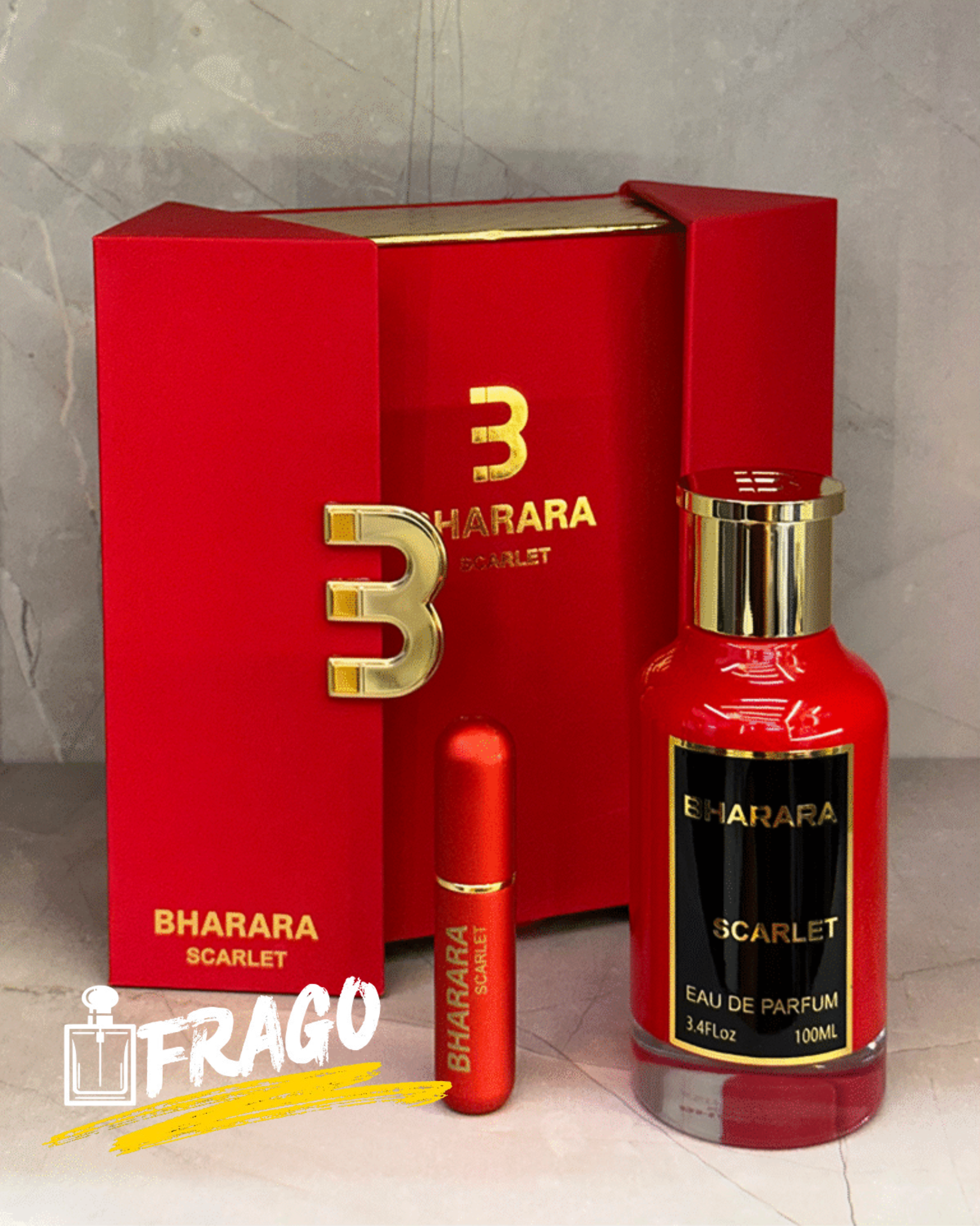 🔥 BHARARA SCARLET CALIDAD PREMIUM – BHARARA Perfume UNISEX · Intenso · Sensual · Poderoso