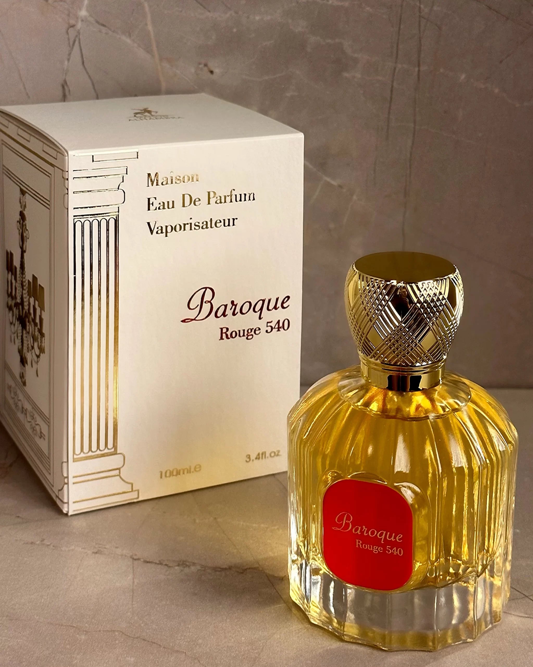 ❤️✨ BAROQUE ROUGE 540 – Maison Alhambra | Unisex · Árabe | 100% ORIGINAL · 100ML Dulce · Elegante · Adictivo