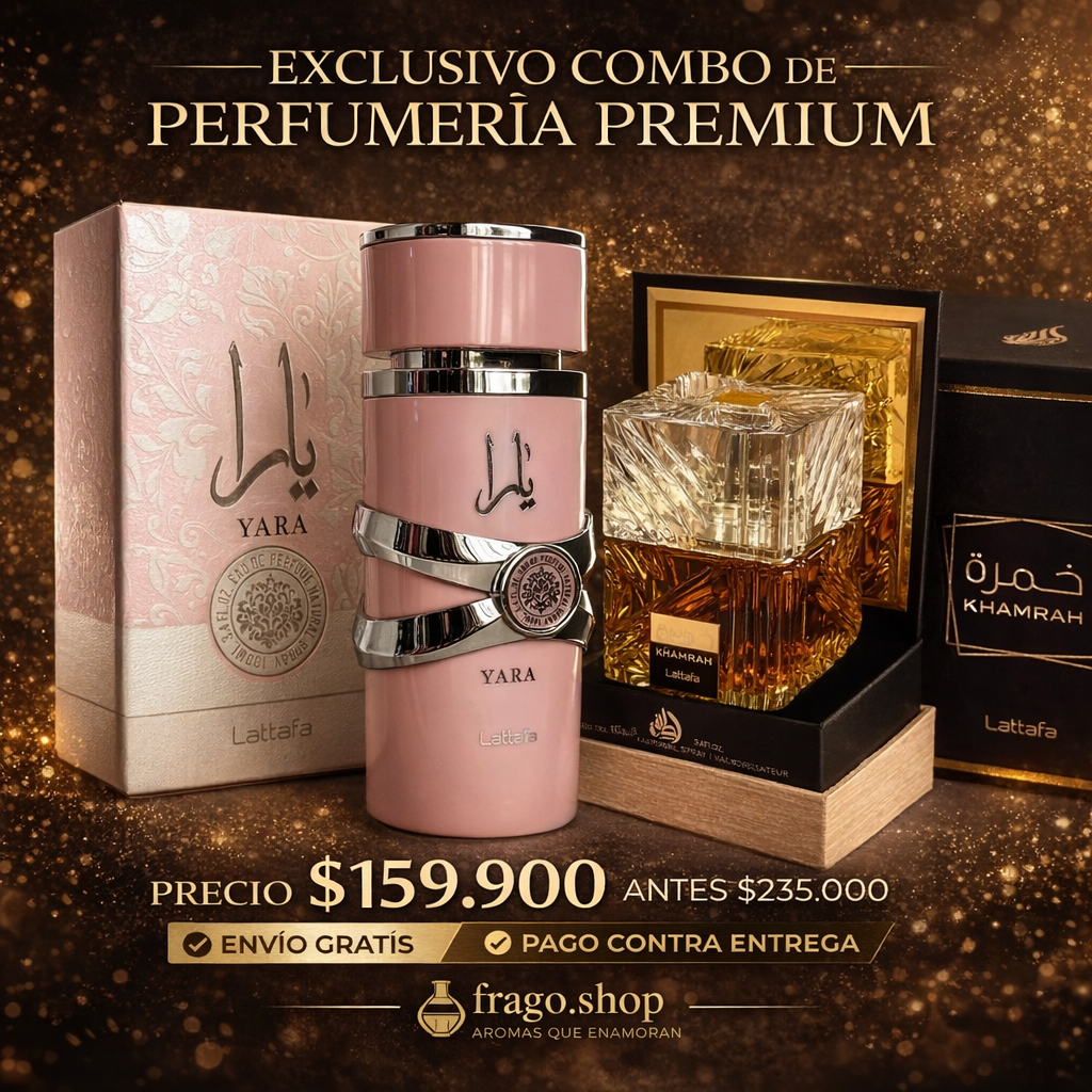 💎🔥 Combo Árabe x2 – “Dulzura irresistible con toque oriental” Dulce · Gourmand · Seductor