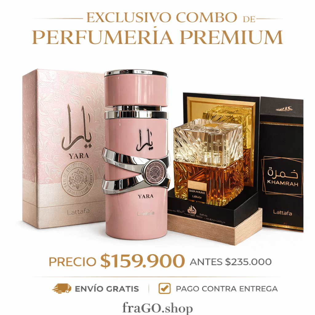 💎🔥 Combo Árabe x2 – “Dulzura irresistible con toque oriental” Dulce · Gourmand · Seductor