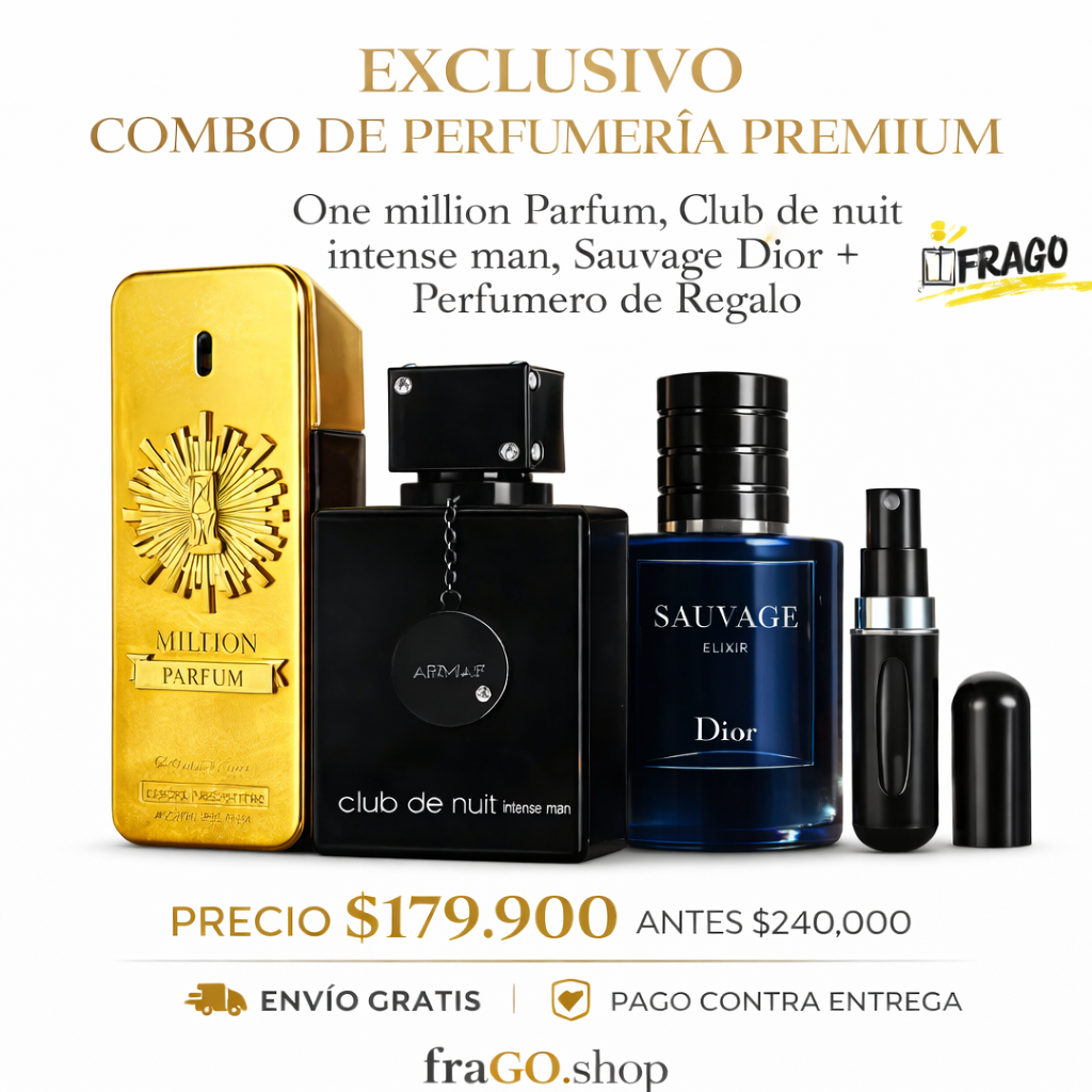 💎🔥 Combo Premium x3 – “Lujo absoluto para hombres que imponen presencia” Dulce · Intenso · Poderoso