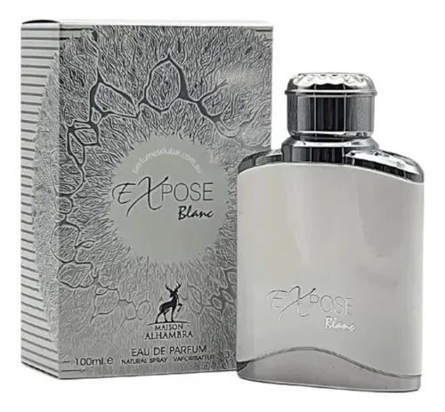 🤍✨ EXPOSE BLANC – Maison Alhambra | Hombre · Árabe | 100% ORIGINAL · 100ML Limpio · Elegante · Moderno