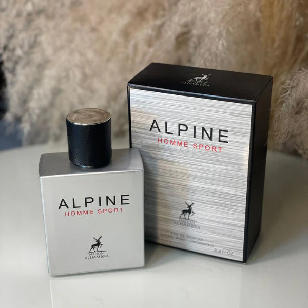 🏔️💙 ALPINE HOMME SPORT – Maison Alhambra | Hombre · Árabe | 100% ORIGINAL · 100ML Fresco · Deportivo · Energético