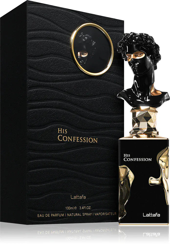 🖤✨ HIS CONFESSION – Lattafa | Hombre · Árabe | 100% ORIGINAL · 100ML Intenso · Elegante · Seductor