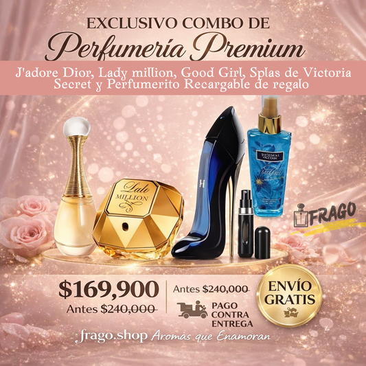 💎🌸 Exclusivo Combo de Perfumería Premium – “Aromas que enamoran” Floral · Dulce · Elegante