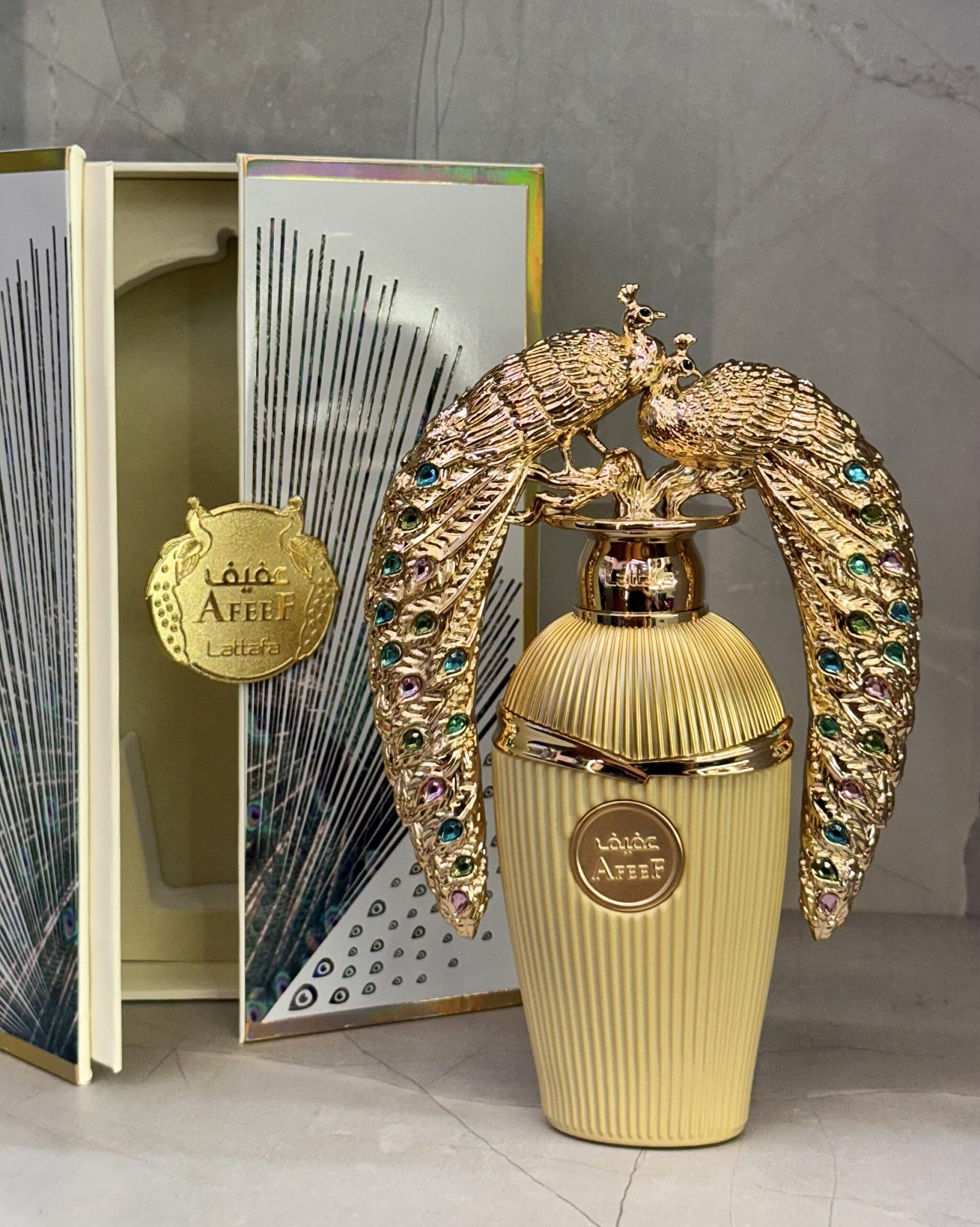 🦚✨ Afeef 100ML Lattafa 100% Original · Mujer · Árabe Floral · Dulce · Elegante