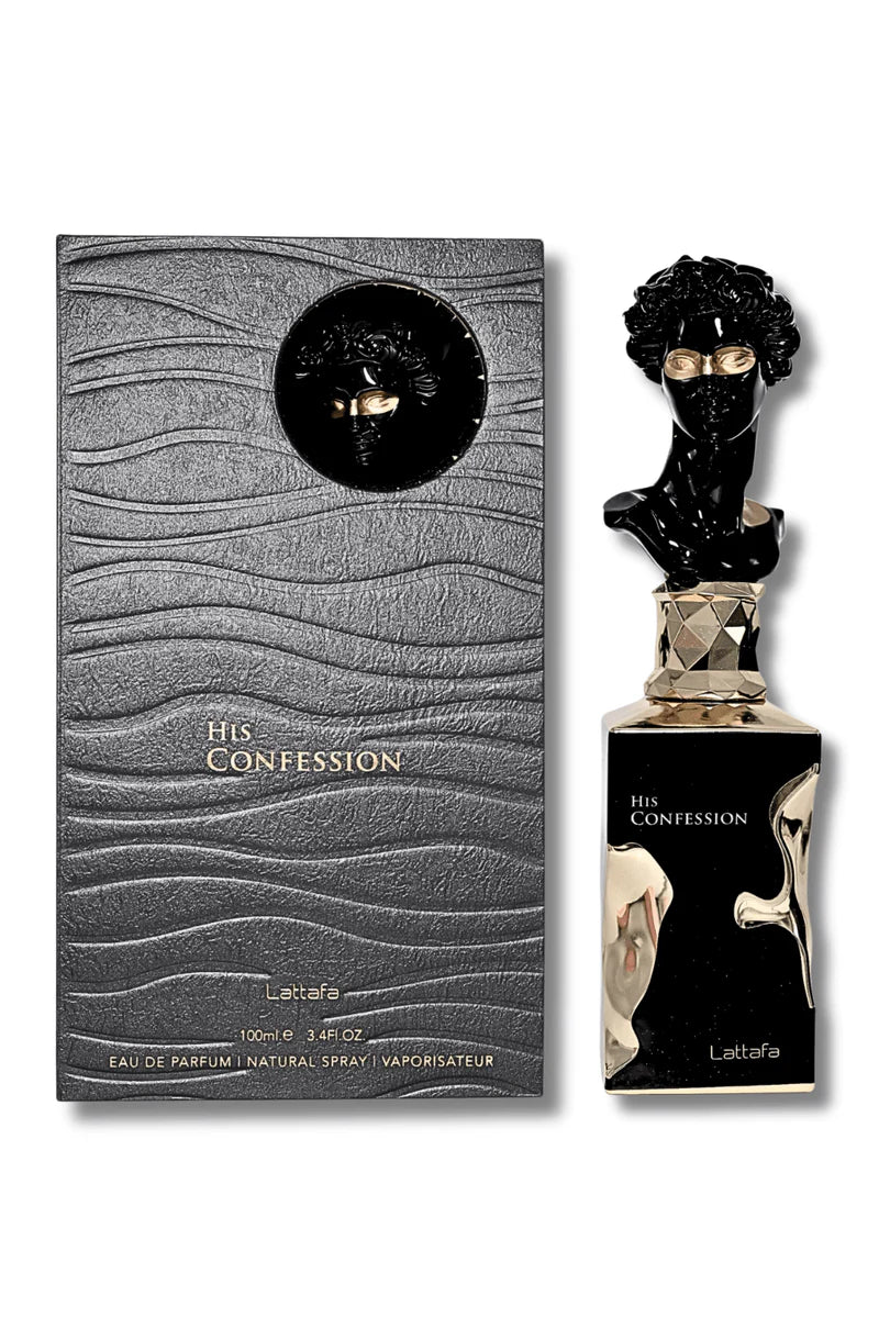 🖤✨ HIS CONFESSION – Lattafa | Hombre · Árabe | 100% ORIGINAL · 100ML Intenso · Elegante · Seductor