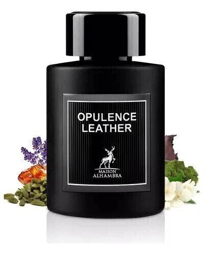 🧥🔥 OPULENCE LEATHER – Maison Alhambra | Hombre · Árabe | 100% ORIGINAL · 100ML Intenso · Lujoso · Sofisticado